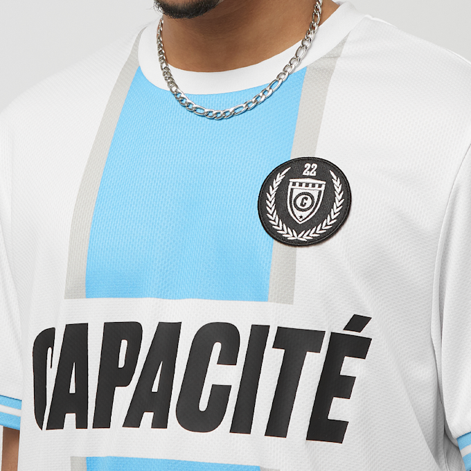 Capacité Striped Jersey branco 31913 3