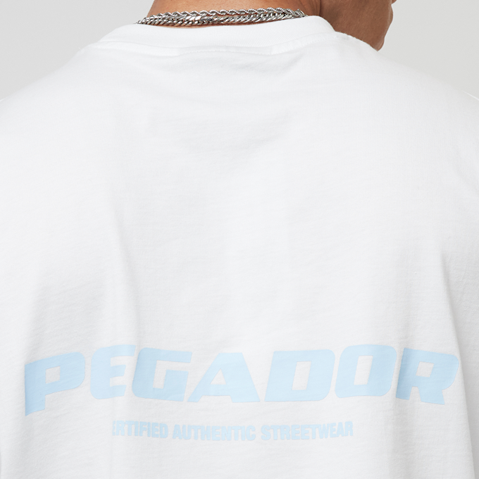 Pegador Colne Logo Oversized Tee wit 31931 4
