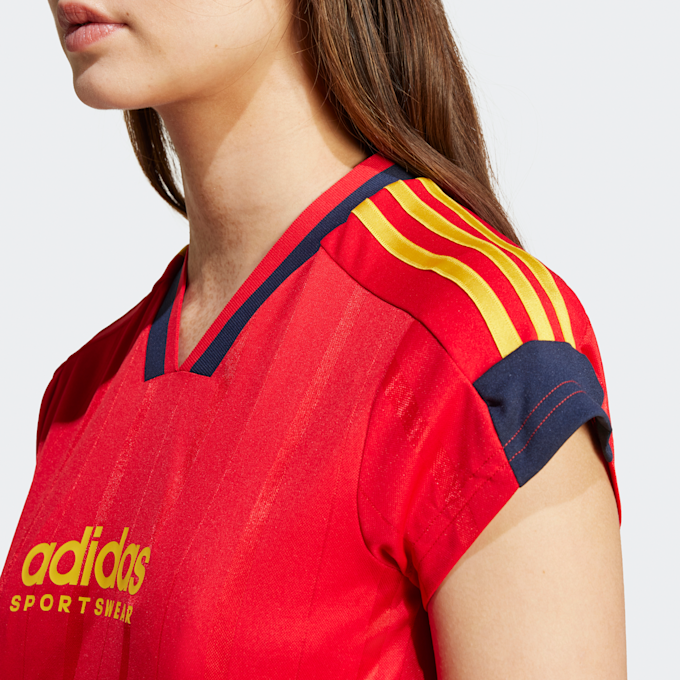 adidas Originals Tiro Cut 3 Stripes Cropped Jersey crvena 31972 3