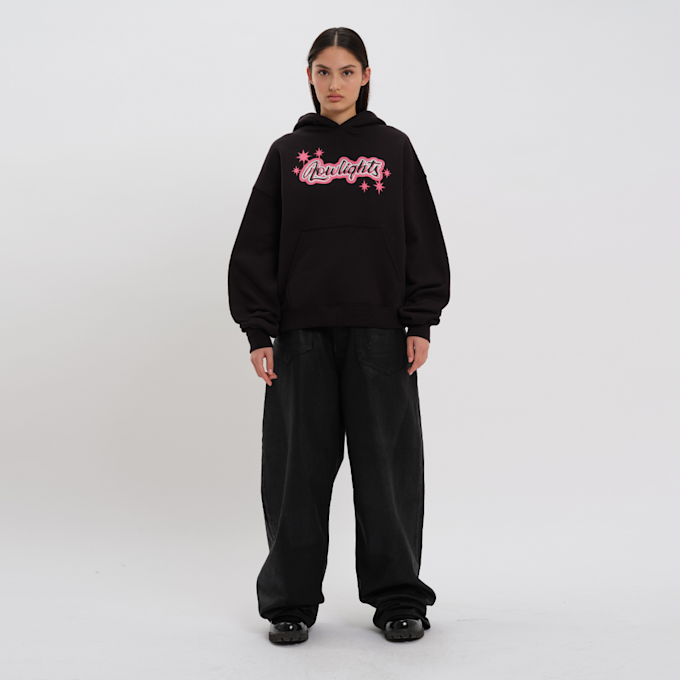 Low Lights Studios Sparkle Hoodie preto 31989 4