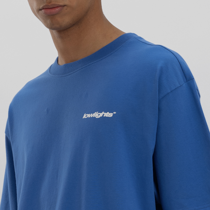 Low Lights Studios Basic Logo T-Shirt blauw 31991 3