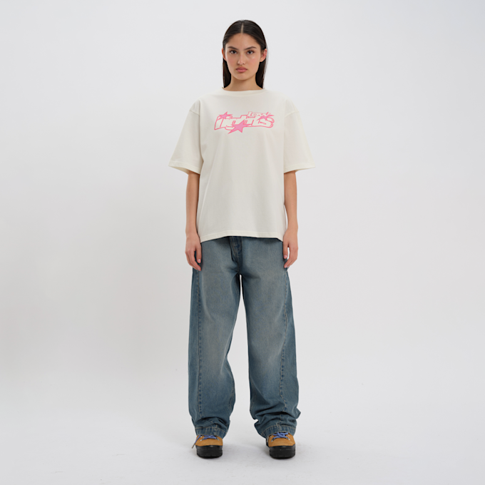 Low Lights Studios Lucky 7 T-Shirt beż 31994 4