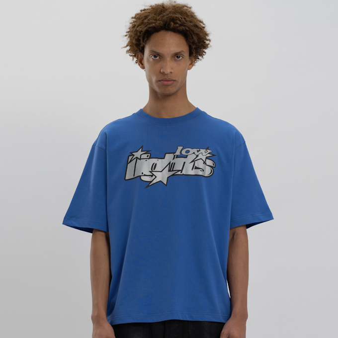 Low Lights Studios Lucky 7 T-Shirt blau 31995 1