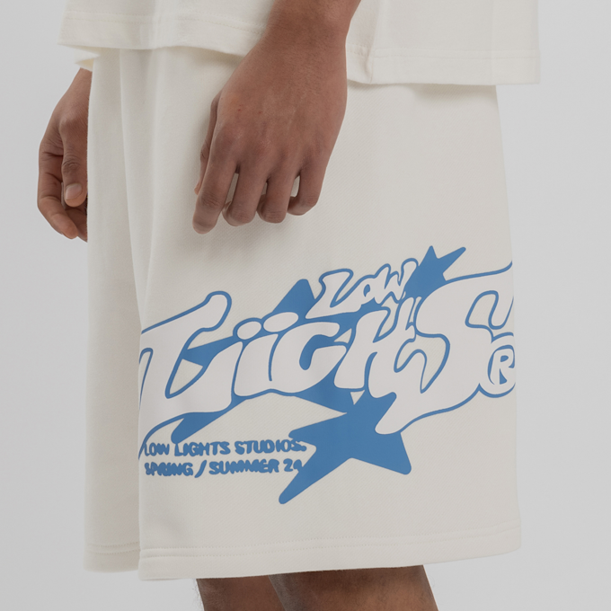 Low Lights Studios Astro Jogger Shorts biały 32022 2