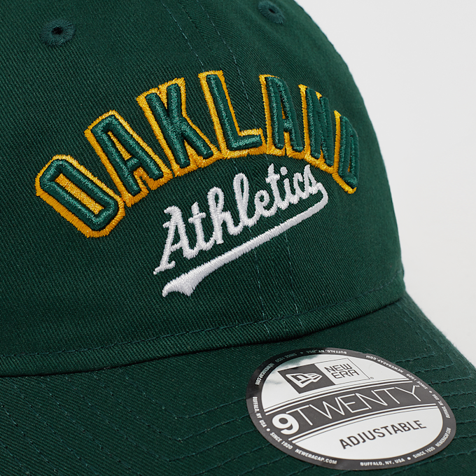 New Era 9Twenty Wordmark MLB Oakland Athletics dkg verde 32059 4