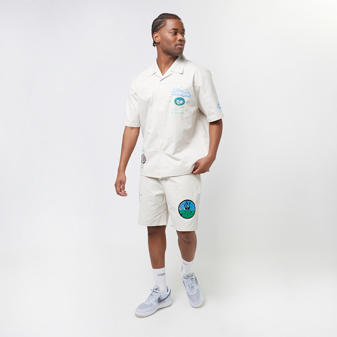 Smoke Rise Fashion Military Twill Shirt branco 32116 8