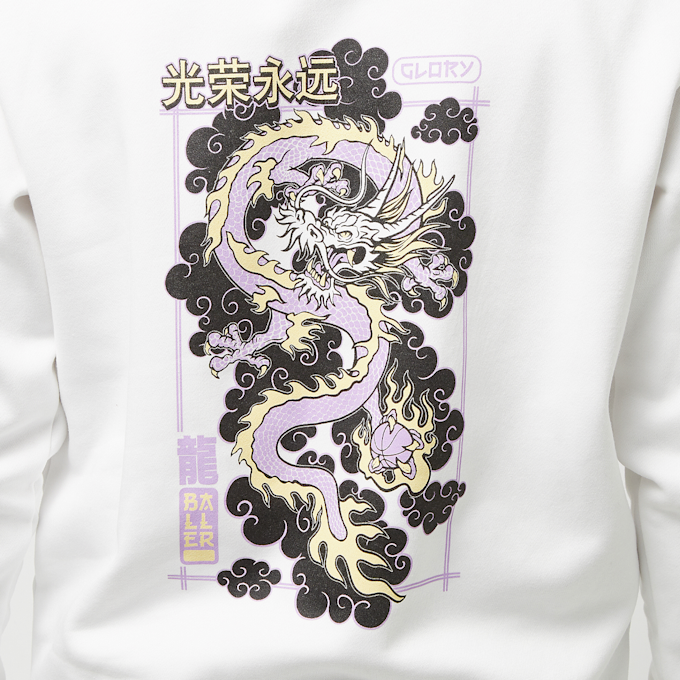 Mister Tee Glory Dragon V2 Hoody branco 32175 4