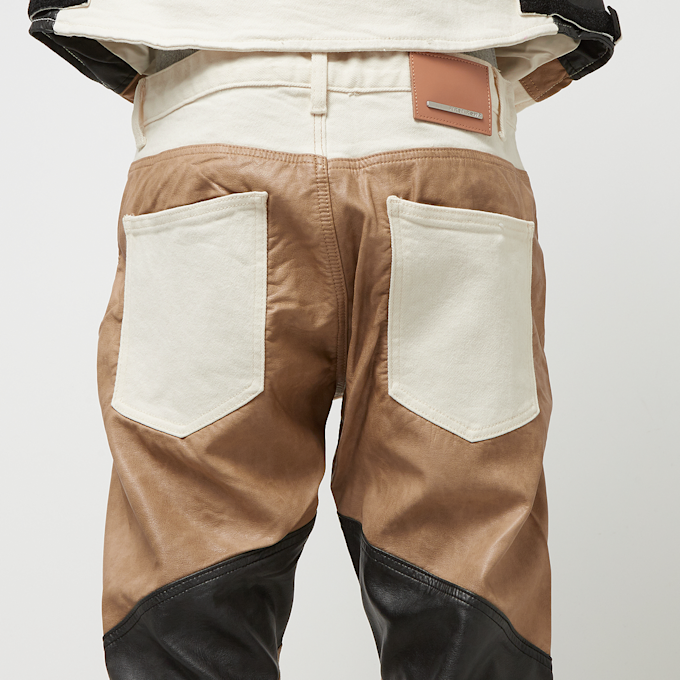 First Row Premium PU Mix Stack Pants braun 32182 4