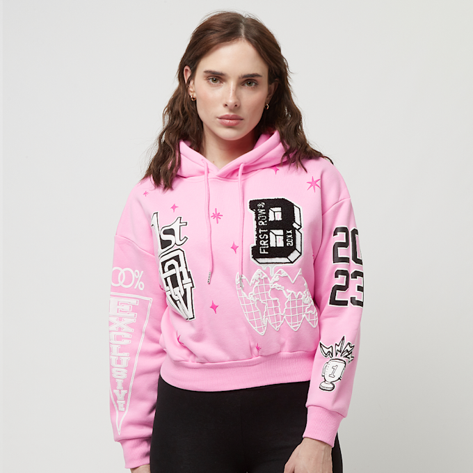 First Row Fleece Hoodie rose 32190 1