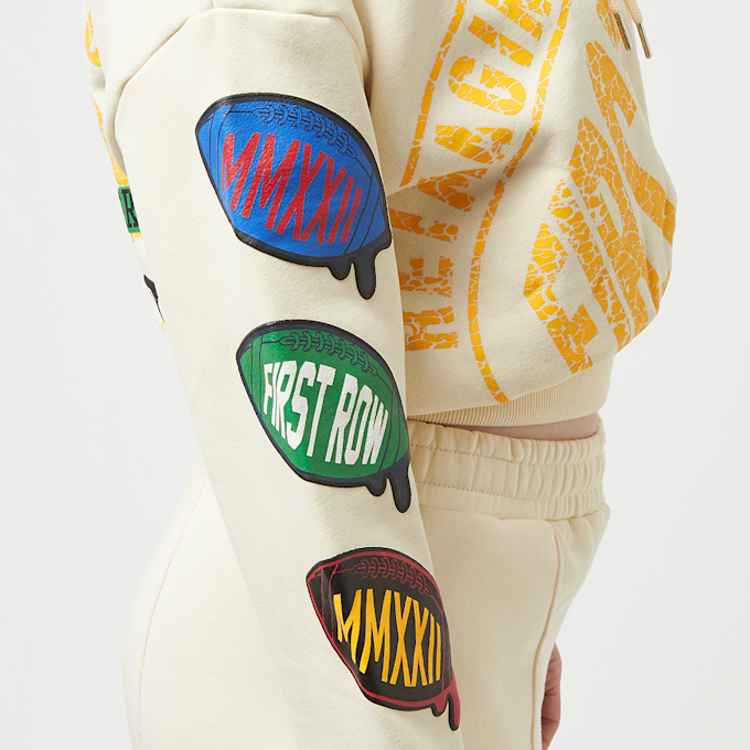 First Row Fleece Hoodie beż 32191 4