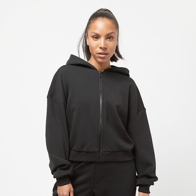 Urban Classics Cozy Short Zip Hoody nero 32263 1