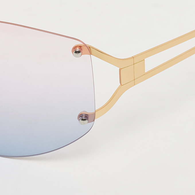 Karl Kani Frameless Panorama Sunglasses dourado 32294 3