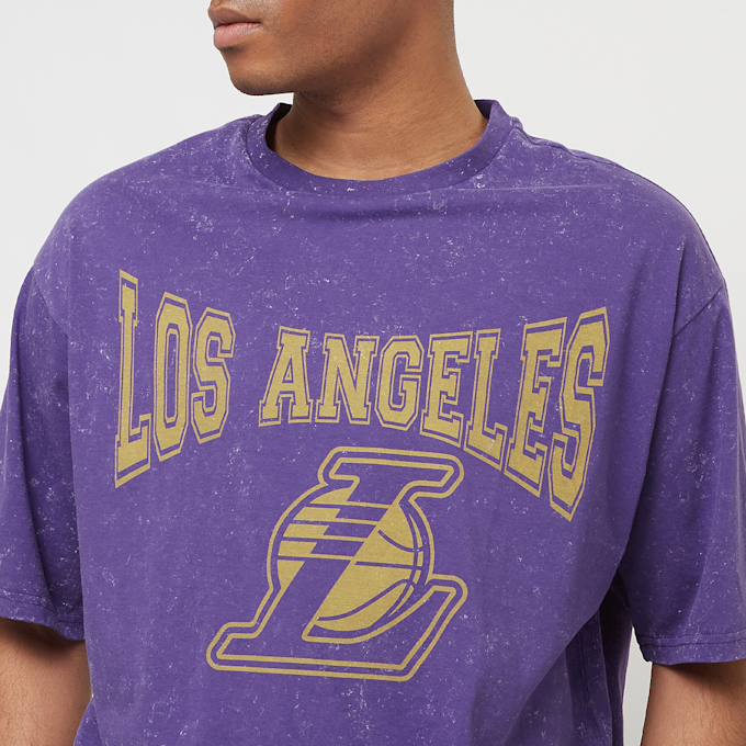 New Era NBA Washed Oversized Tee Los Angeles Lakers roze 32327 3