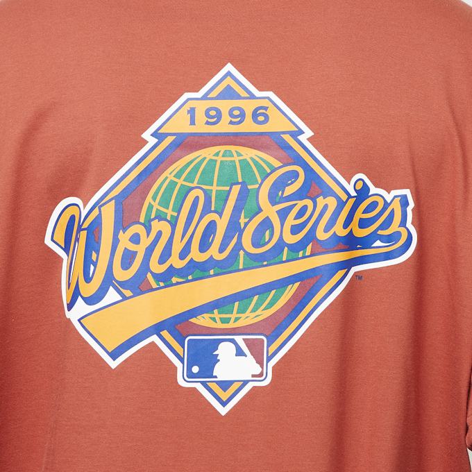 New Era MLB World Series Oversized Tee New York Yankees laranja 32331 6