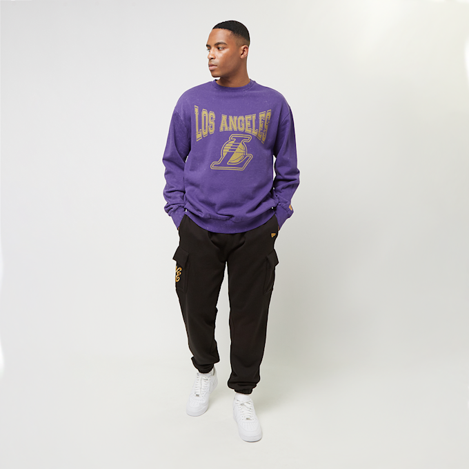 New Era NBA Washed Crew Los Angeles Lakers pourpre 32355 5