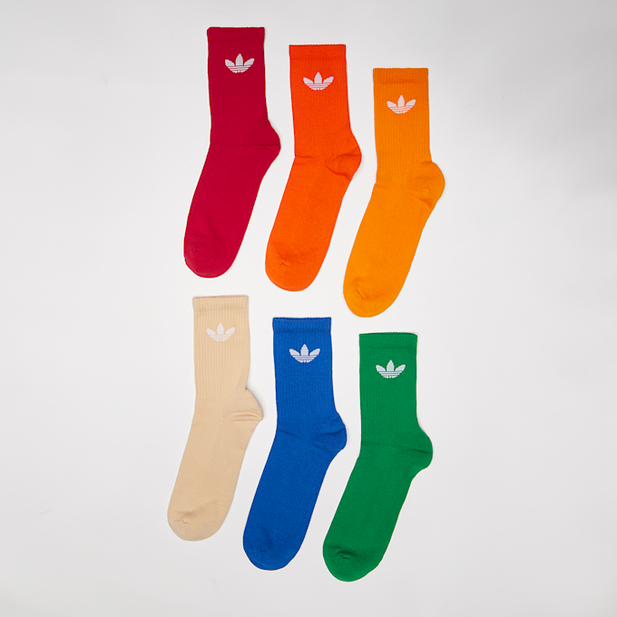 adidas Originals Solid Crew Socks (6 Pack) multicolore 32401 1