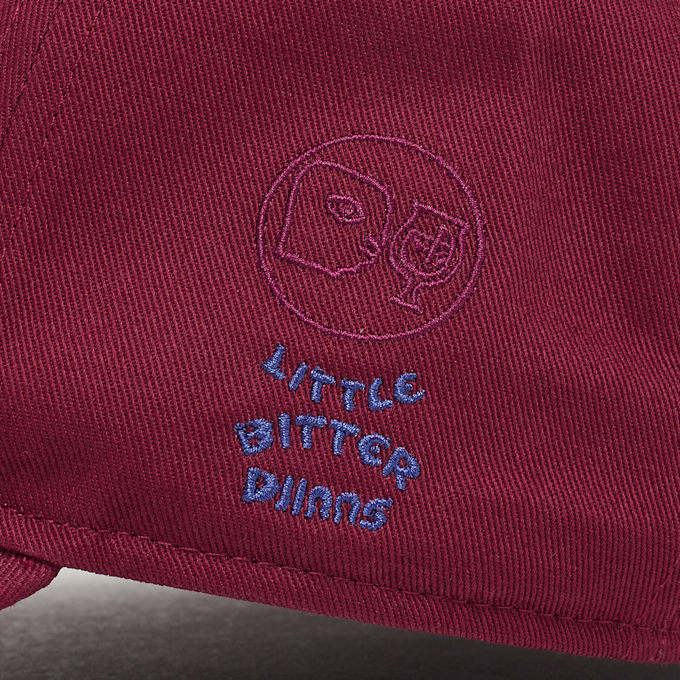 DJINNS Dad Cap Bitter czerwony 32407 4