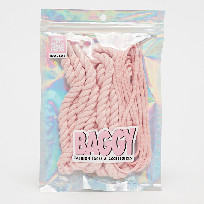 BAGGY Rope Laces 10mm Set 140cm rosa 32421 1