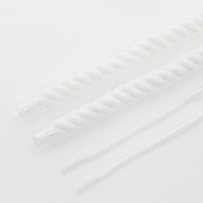 BAGGY ROPE LACES 14mm SET 100cm crystal rose bijela 32423 2