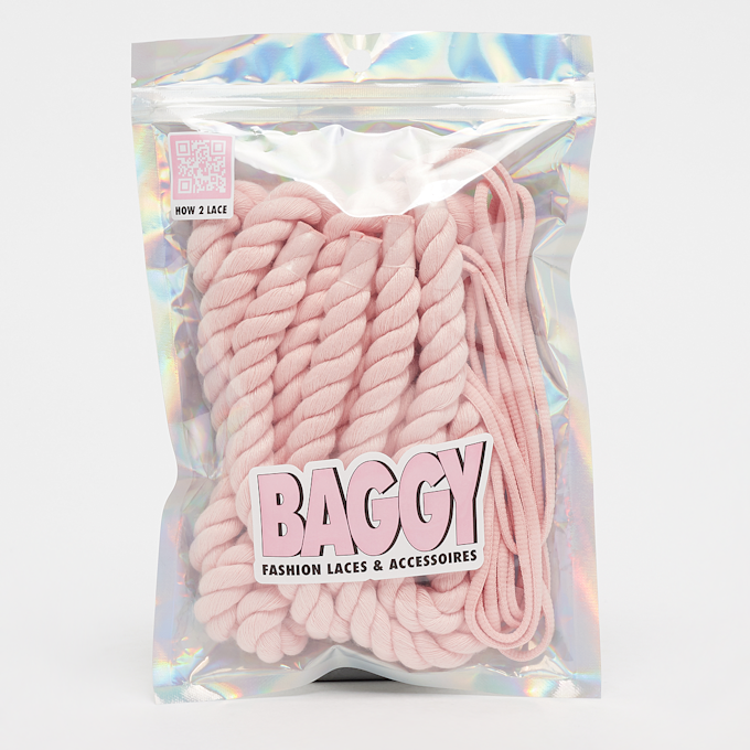 BAGGY Rope Laces 10mm Set 140cm rosa  32431 1