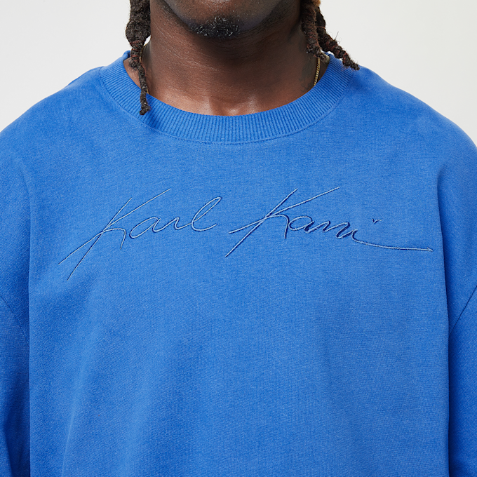 Karl Kani Autograph Heavy Jersey Boxy Tee blue bleu 41320 3