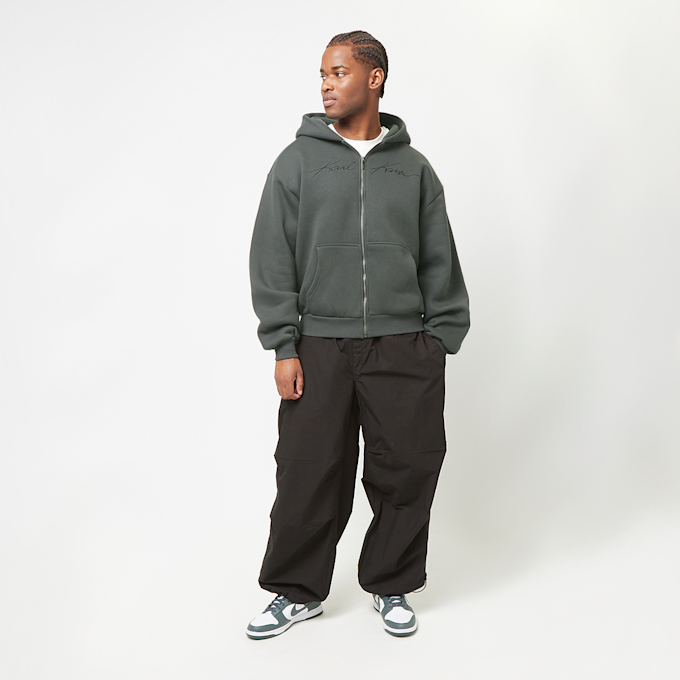 Karl Kani Autograph Heavy Sweat OS Ziphoodie grijs 41395 4