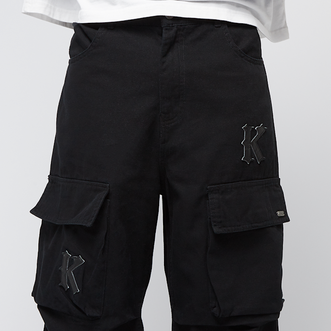 Karl Kani K Patch Multipocket Cargo Pants black preto 41374 3
