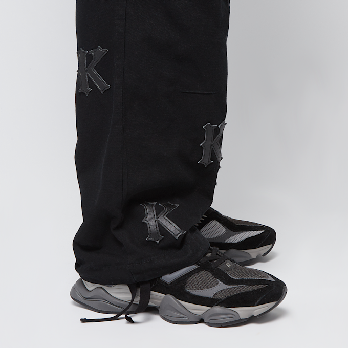 Karl Kani K Patch Multipocket Cargo Pants black nero 41374 6