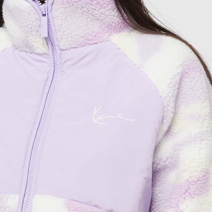 Karl Kani Chest Signature Teddy Block Trackjacket fioletowy 41342 3