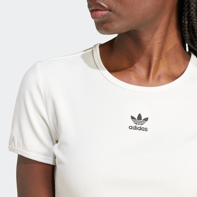 adidas Originals Essentials Rib T-Shirt wit 32562 3