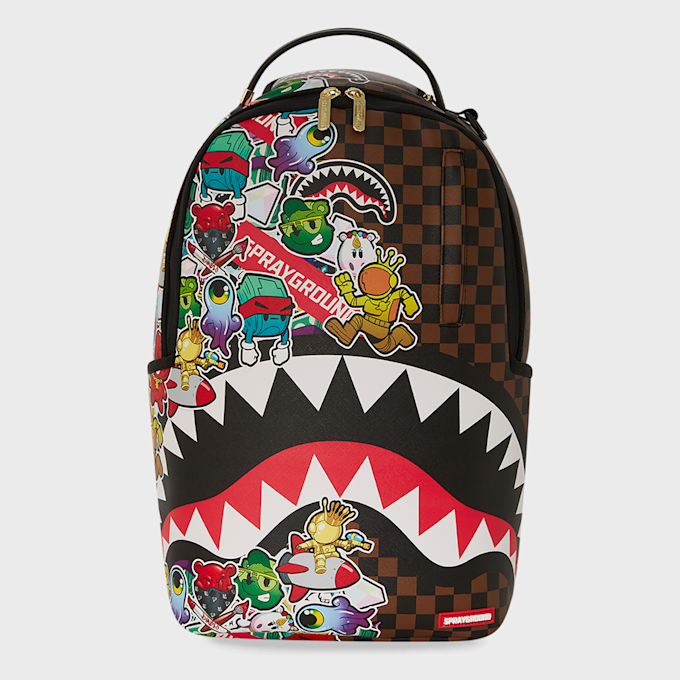 SPRAYGROUND Spray Split Backpack brown/white multicolore 32613 1