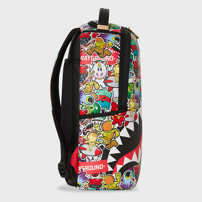 SPRAYGROUND Spray Split Backpack brown/white multicolor 32613 2