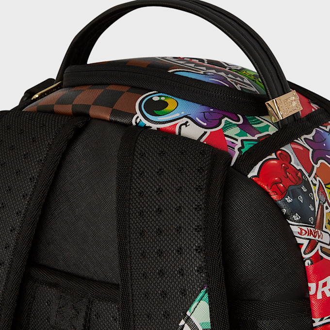 SPRAYGROUND Spray Split Backpack brown/white multicolor 32613 5