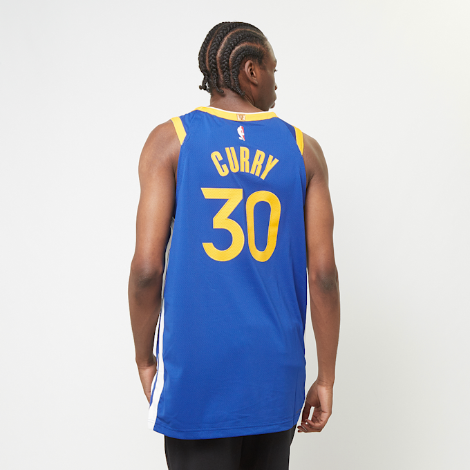 Nike Stephen Curry Warriors Icon Edition 2020 NBA Authentic Jersey niebieski 32652 2