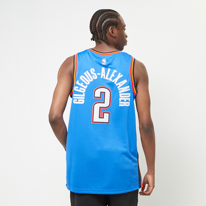 Nike Shai Gilgeous-alexander Oklahoma City Thunder Icon Edition 2022/23 NBA Swingman Trikot niebieski 32653 2