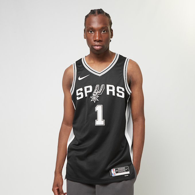 Nike Victor Wembanyama San Antonio Spurs Icon Edition 2022/23 NBA Swingman Jersey noir 32654 1