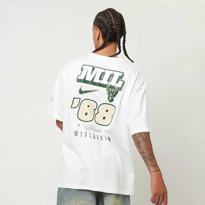 Nike NBA MIL VSY Shortsleeve Tee biały 32666 1