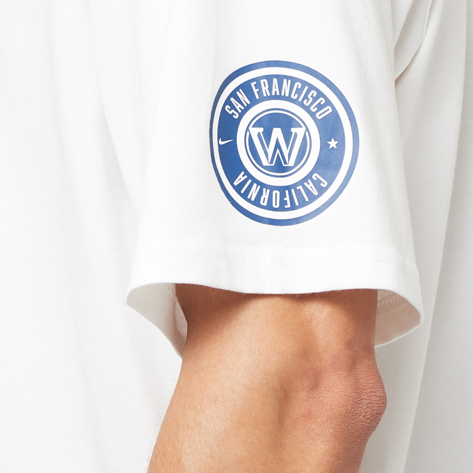 Nike Golden State Warriors Courtside NBA T-Shirt bianco 32669 4