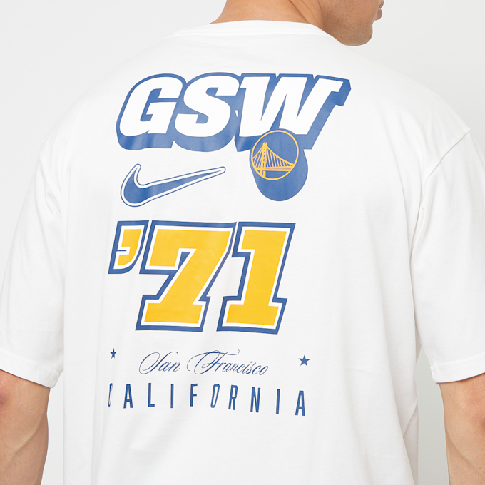 Nike Golden State Warriors Courtside NBA T-Shirt bianco 32669 5