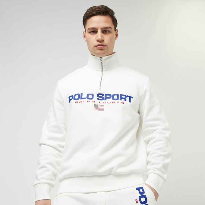 Polo Sport Ralph Lauren Quarterzip Sweatshirt bianco 32704 1