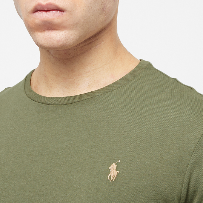 Polo Ralph Lauren Custom Slim Fit Jersey Crewneck T-Shirt grün 32738 3