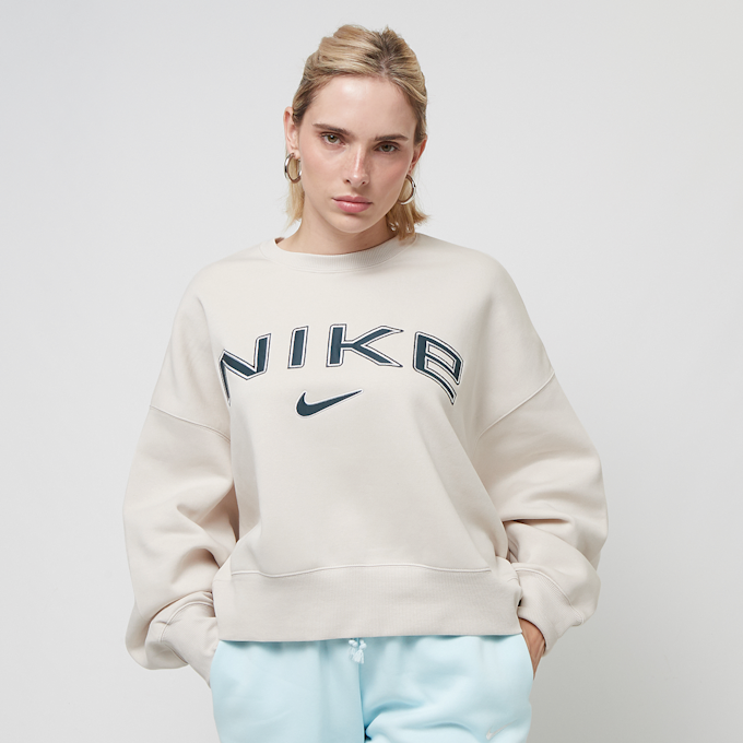 Nike Sportswear Phoenix Fleece Oversized Crew Neck Sweater beż 32739 1