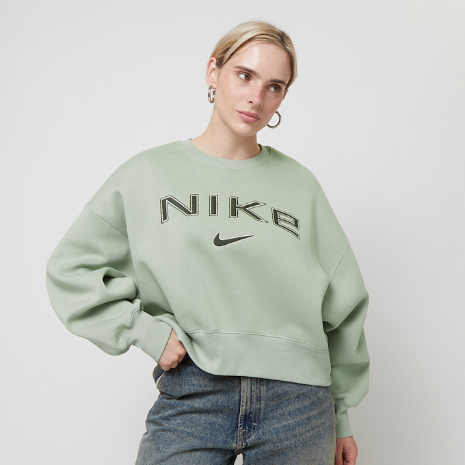 Nike Sportswear Phoenix Fleece Oversized Crew Neck Sweater vert 32741 1