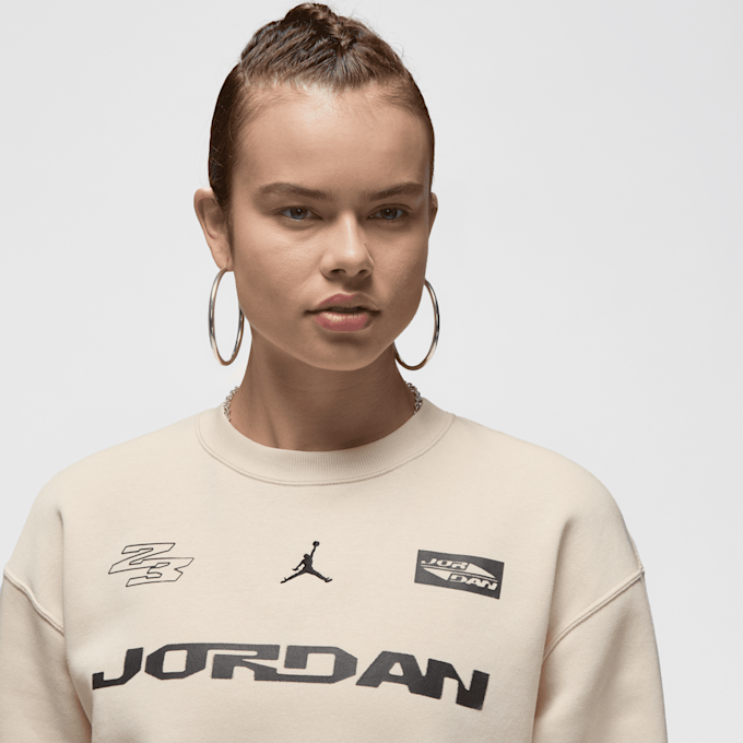 Jordan Brooklyn Fleece Crew-Neck Sweatshirt bež 29621 3