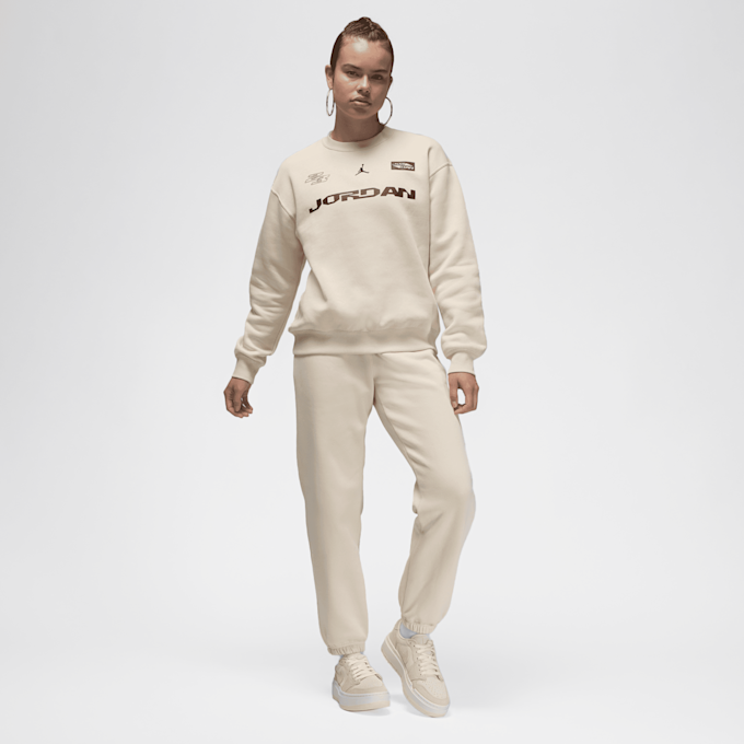 Jordan Brooklyn Fleece Crew-Neck Sweatshirt bež 29621 5