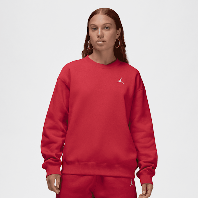 Jordan Brooklyn Fleece Crew-Neck Sweatshirt vermelho 29636 1