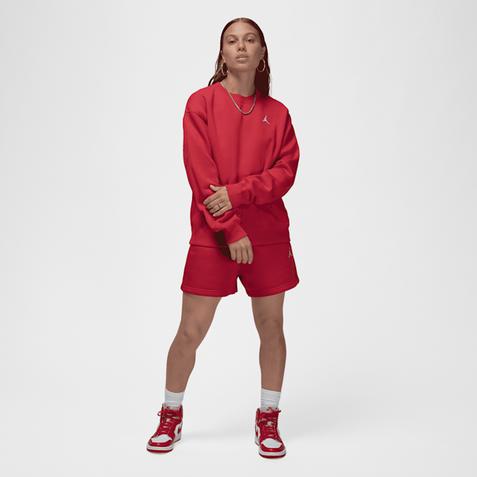 Jordan Brooklyn Fleece Crew-Neck Sweatshirt rojo 29636 5