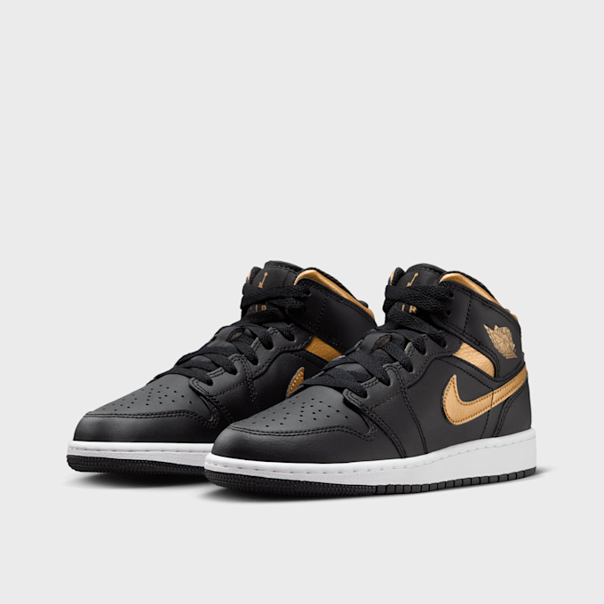 Jordan Air Jordan 1 Mid (GS) negro 29639 4