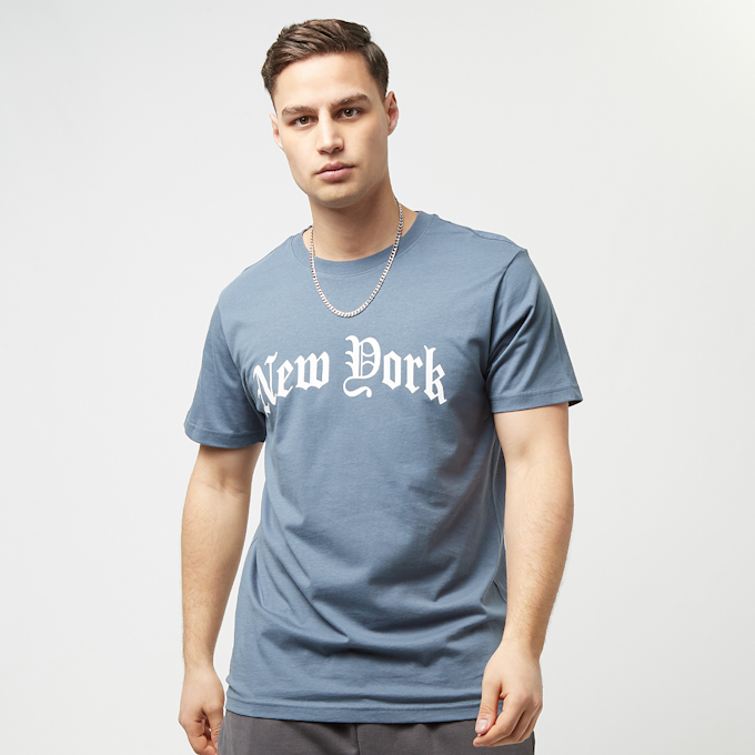Mister Tee New York Wording Tee blauw 29690 1