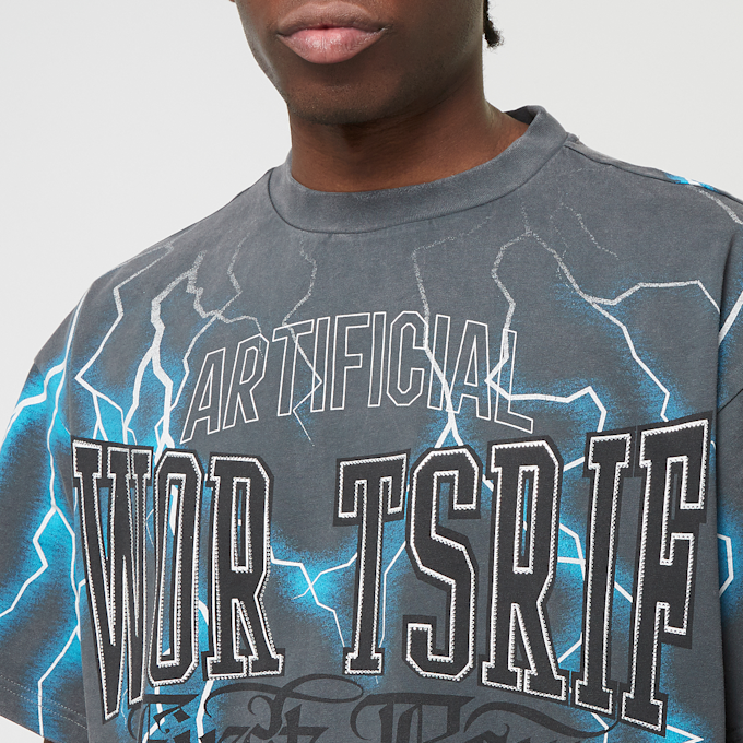 First Row Premium Tee W/Rhinestone gris 29694 3